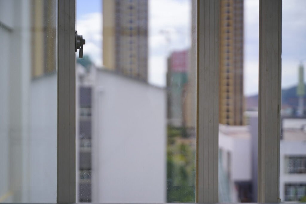 clear window film on HDB window